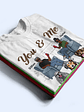 You & Me And The Dogs Husband Wife - Gift For Couples - Personalized Custom T Shirt - Vorschaubild 2