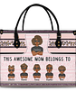 This Awesome Mom Belongs To - Gift For Mother - Personalized Leather Bag - Vorschaubild 1