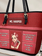 Teacher Inspiration - Personalized Leather Tote Bag - Vorschaubild 2