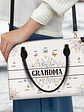 Butterfly Grandma - Gift For Grandma - Personalized Leather Bag - Vorschaubild 3