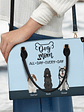 All Day Every Day - Gift For Dog Mom - Personalized Leather Bag - Vorschaubild 3