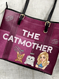 The Catmother - Personalized Leather Tote Bag - Vorschaubild 4