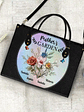 Holography Grandma's Garden Birth Flower - Personalized Leather Bag - Vorschaubild 4