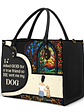 Asked God For A True Friend - Gift For Dog Mom - Personalized Leather Bag - Vorschaubild 2