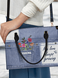 My Love Keeps Growing - Gift For Grandma And Mother - Personalized Leather Bag - Vorschaubild 3