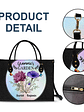 Holography Grandma's Garden Birth Flower - Personalized Leather Bag - Vorschaubild 7