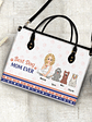 Best Fur Mom Ever - Gift For Dog Mom, Cat Mom, Pet Lovers - Personalized Leather Bag - Vorschaubild 4