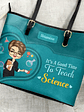 Teacher It's a Good Time to Teach - Personalized Leather Tote Bag - Vorschaubild 4