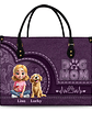 Dog Mom Mum 3D Effect - Personalized Leather Bag - Vorschaubild 1
