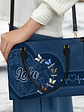 Grandma Mom Butterflies - Personalized Leather Bag - Vorschaubild 3