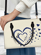 Mom's Grandma's Sweethearts - Gift For Mother, Grandmother - Personalized Leather Bag - Vorschaubild 3
