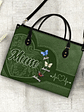 Grandma Mom Butterflies - Personalized Leather Bag - Vorschaubild 4