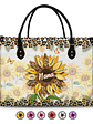 Nana, Mom, Auntie Sunflower - Birthday, Loving Gift For Mother, Grandma, Grandmother - Personalized Leather Bag - Vorschaubild 1