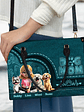 Dog Mom Mum 3D Effect - Personalized Leather Bag - Vorschaubild 3