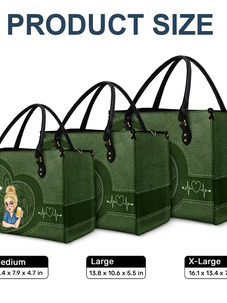 Birth Flowers Bloom Where You're Planted Woman Mom Grandma - Personalized Leather Bag 6