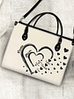 Mom's Grandma's Sweethearts - Gift For Mother, Grandmother - Personalized Leather Bag - Vorschaubild 4