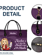 Teacher It Takes A Big Heart To Shape Little Minds - Personalized Leather Bag - Vorschaubild 7