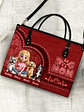 Dog Mom Mum 3D Effect - Personalized Leather Bag - Vorschaubild 4