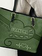 Grandma Mom's Sweethearts - Personalized Leather Tote Bag - Vorschaubild 3