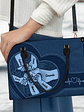Hands In Hands Mom Nana And Children - Personalized Leather Bag - Vorschaubild 3