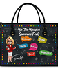 Teacher Be The Reason Someone Feels Welcomed - Personalized Leather Bag - Vorschaubild 1