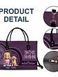 Dog Mom Mum 3D Effect - Personalized Leather Bag - Vorschaubild 7