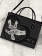Hands In Hands Mom Nana And Children - Personalized Leather Bag - Vorschaubild 4