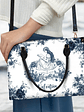 A Chapter Of Chinoiserie Toile - Personalized Leather Bag - Vorschaubild 3