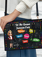 Teacher Be The Reason Someone Feels Welcomed - Personalized Leather Bag - Vorschaubild 3