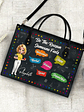 Teacher Be The Reason Someone Feels Welcomed - Personalized Leather Bag - Vorschaubild 4