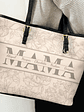 Mom Floral Design Trendy Bag - Personalized Leather Tote Bag - Vorschaubild 3