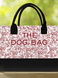 The Dog Bag Chinoiserie Toile - Personalized Canvas Tote Bag - Vorschaubild 2