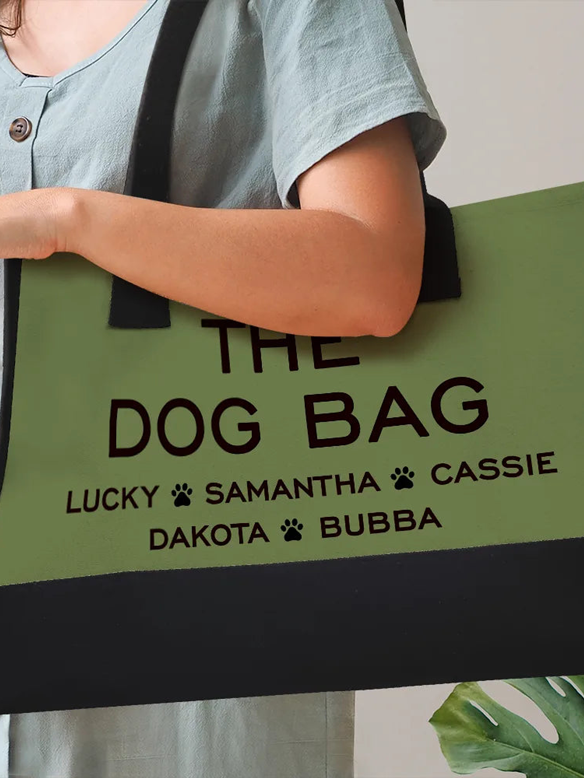 The Dog Bag - Personalized Canvas Tote Bag 3