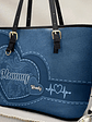 Grandma Mommy's Little Sweethearts - Personalized Leather Tote Bag - Vorschaubild 2