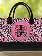 Monogram Name Custom - Personalized Canvas Tote Bag - Vorschaubild 2