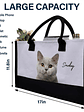 Custom Photo Dog Mom Cat Mom - Personalized Canvas Tote Bag - Vorschaubild 5