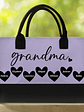 Mama Gigi Grandma - Personalized Canvas Tote Bag - Vorschaubild 2
