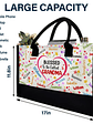 Text Pattern Bless To Be Called Grandma Nana Mom - Personalized Canvas Tote Bag - thumbnail 4
