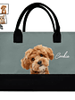 Custom Photo Dog Mom Cat Mom - Personalized Canvas Tote Bag - Vorschaubild 7