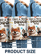 Doggie Things 3D Effect Dogs - Personalized Tote Bag - thumbnail 4
