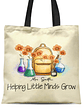 Grow With Teacher - Personalized Tote Bag - Vorschaubild 1