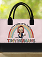 It's A Good Day To Teach Tiny Humans Teacher - Personalized Canvas Tote Bag - thumbnail 2