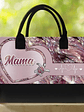 Grandma Mom's Little Turtle - Personalized Canvas Tote Bag - thumbnail 2