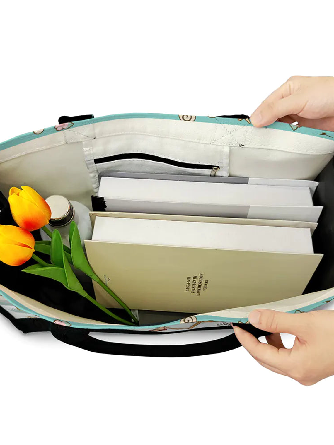 Just A Girl Who Loves Beaches - Personalized Canvas Tote Bag 5