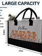 Grandma Mom Nanny Birth Flower - Personalized Canvas Tote Bag - thumbnail 4