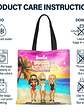 Beaches Booze Besties - Personalized Tote Bag - Vorschaubild 5