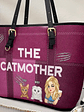 The Catmother - Personalized Leather Tote Bag - Vorschaubild 2