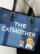 The Catmother - Personalized Leather Tote Bag - Vorschaubild 3