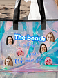 Custom Photo The Beach Is Calling And I Must Go - Personalized Holographic Tote - thumbnail 4