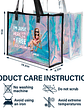 I'm Just Here For The Free Ice Cream - Personalized Holographic Tote - Vorschaubild 5